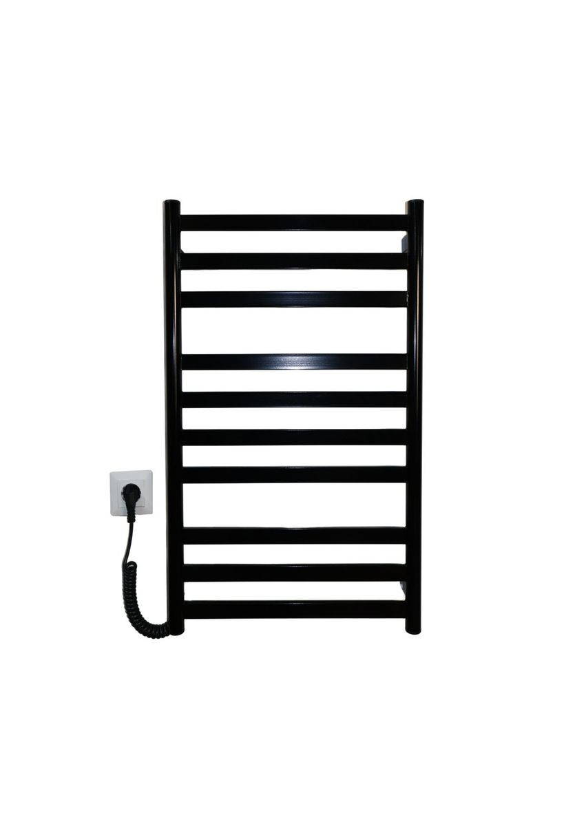 Рушникосушарка електрична з контроллером Чорний глянець 1190*490 Carino MIA (367604656)