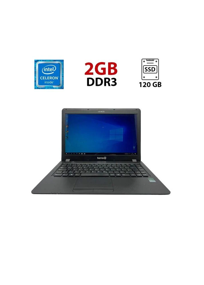 Ноутбук Mobile EA B21 / 14" (1366x768) TN / intel Celeron N2840 (2 ядра по 2.16 - 2.58 GHz) / 2 GB DDR3 / 120 GB SSD / intel HD Terra (398147286)