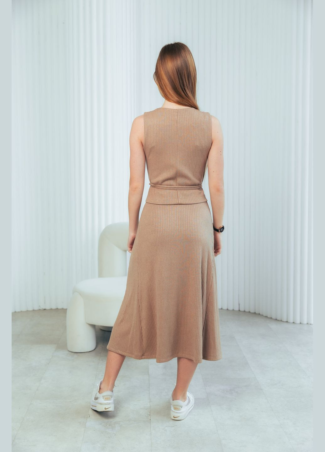 MasOli Трикотажний жіночий костюм No Brand (324019873)