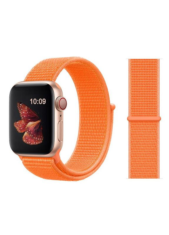 Нейлоновый ремешок для Apple Watch 42/44/45/49 mm Papaya No Brand (351362736)