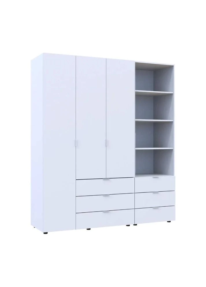 Шафа для одягу Гелар 3ДСП з пеналом 176.2х49.5х203.4 (DRS-011919) Doros (373645303)