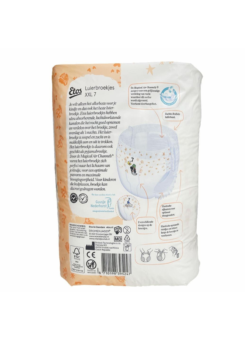 Підгузки-трусики 7 XXL 17+ кг 36 шт (113224087) Etos (369668695)