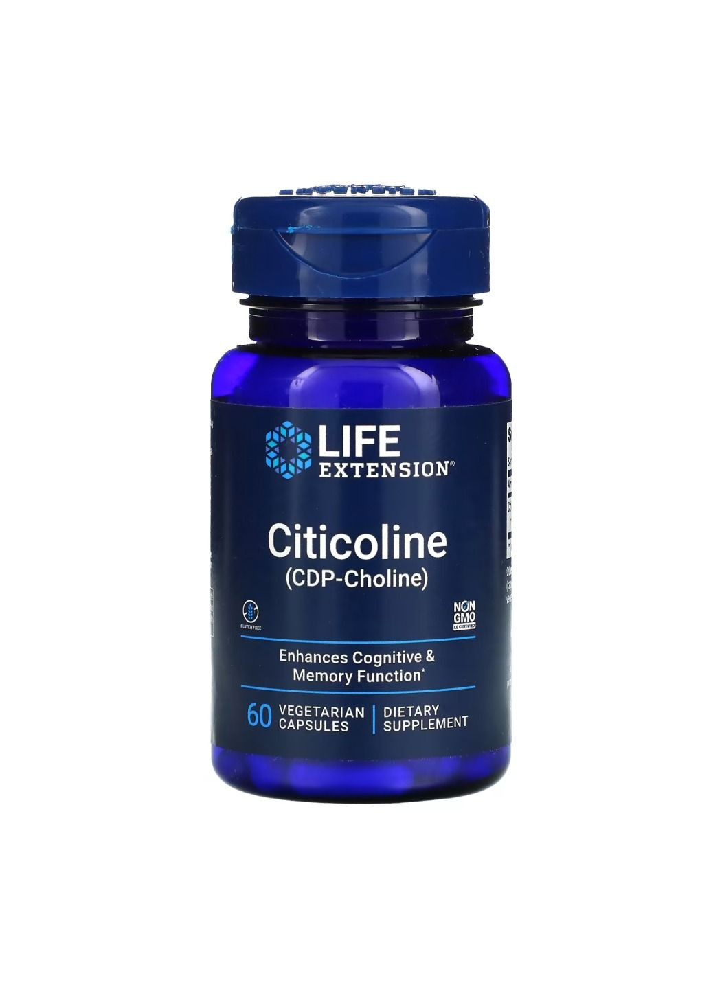 Добавка Citicoline (CDP-Choline) - 60 vcaps Life Extension (285787795)