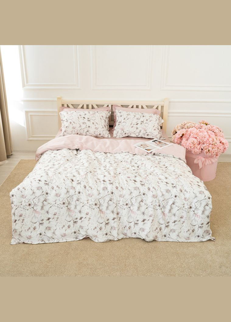 Комплект постільної білизни Євро Tencel (Тенсел) Т-05 Viluta (365289263)