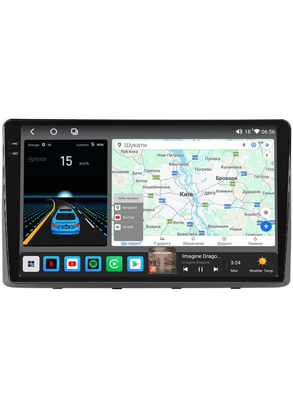Штатная магнитола M6 Plus Kia (2014-2021) CarPlay QleD Mekede Carnival (365333337)