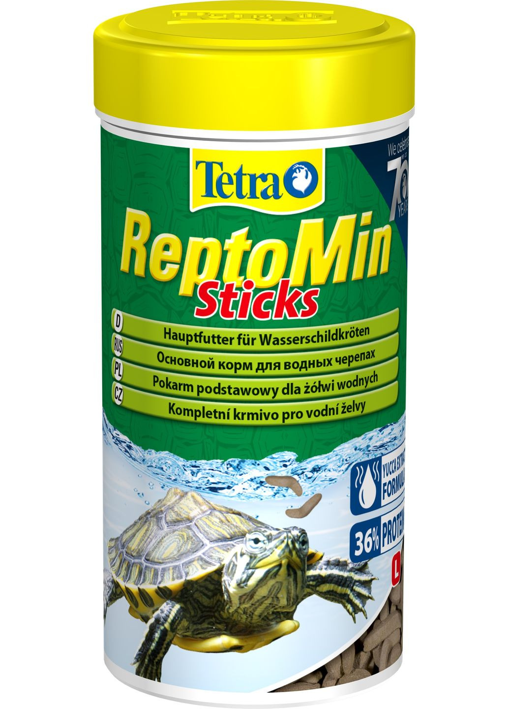 Основной корм ReptoMin для черепах 250 мл (4004218761346) Tetra (279565074)