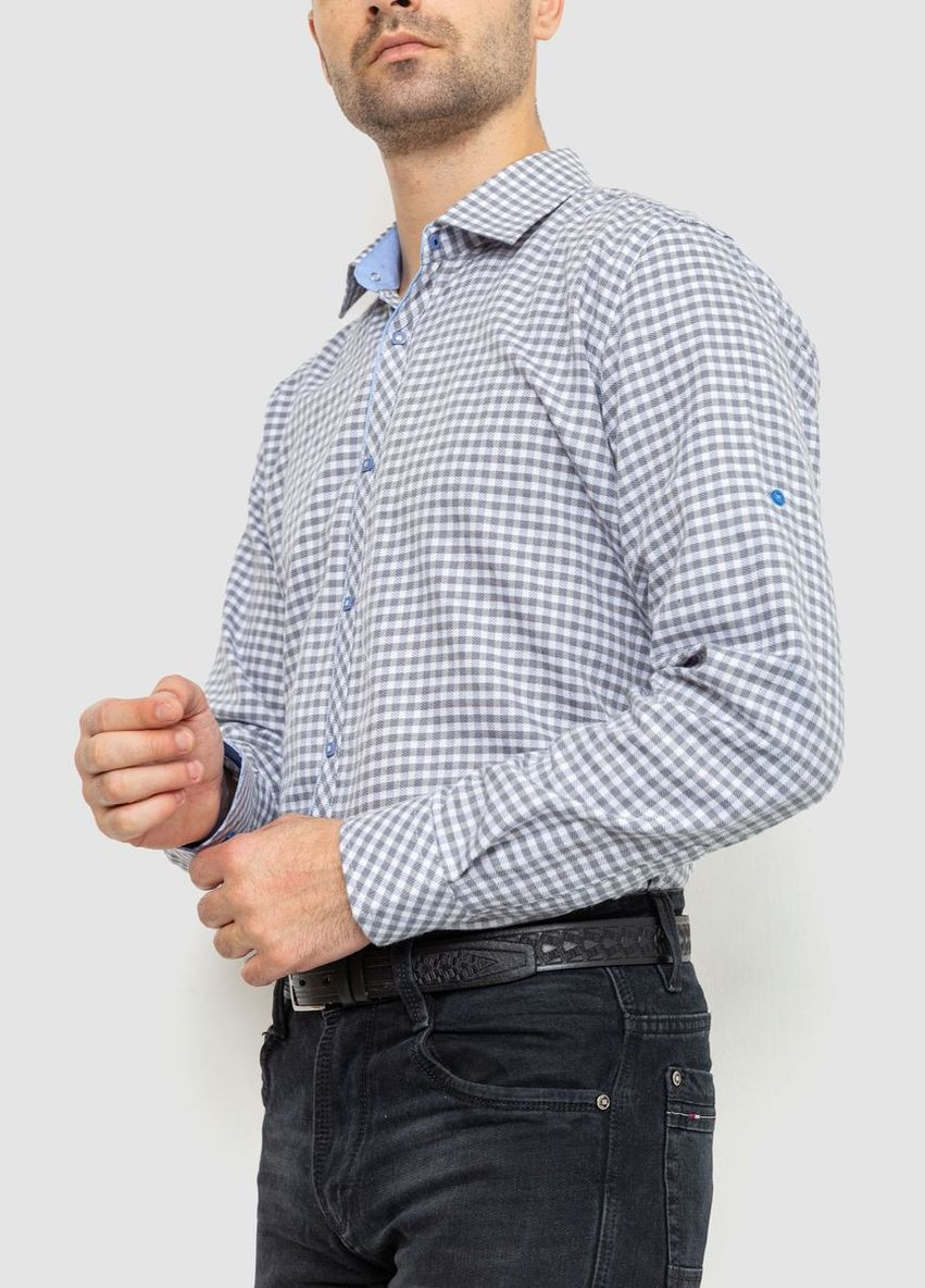 Сорочка чоловіча в клеку байкова Ager (299808608)