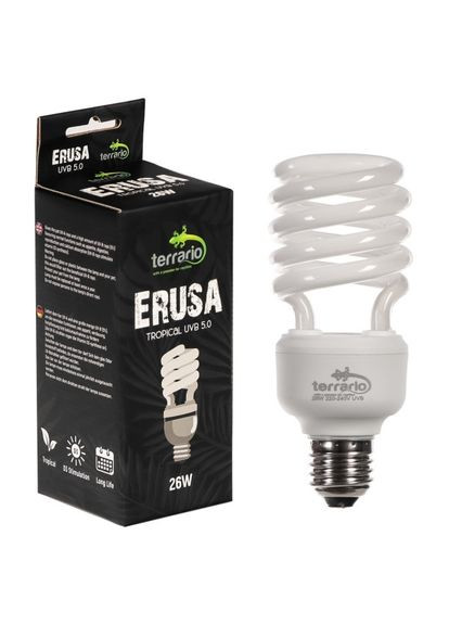 Люминесцентная лампа UVB Erusa Tropical 5.0 для рептилий, 26W Terrario (327433167)