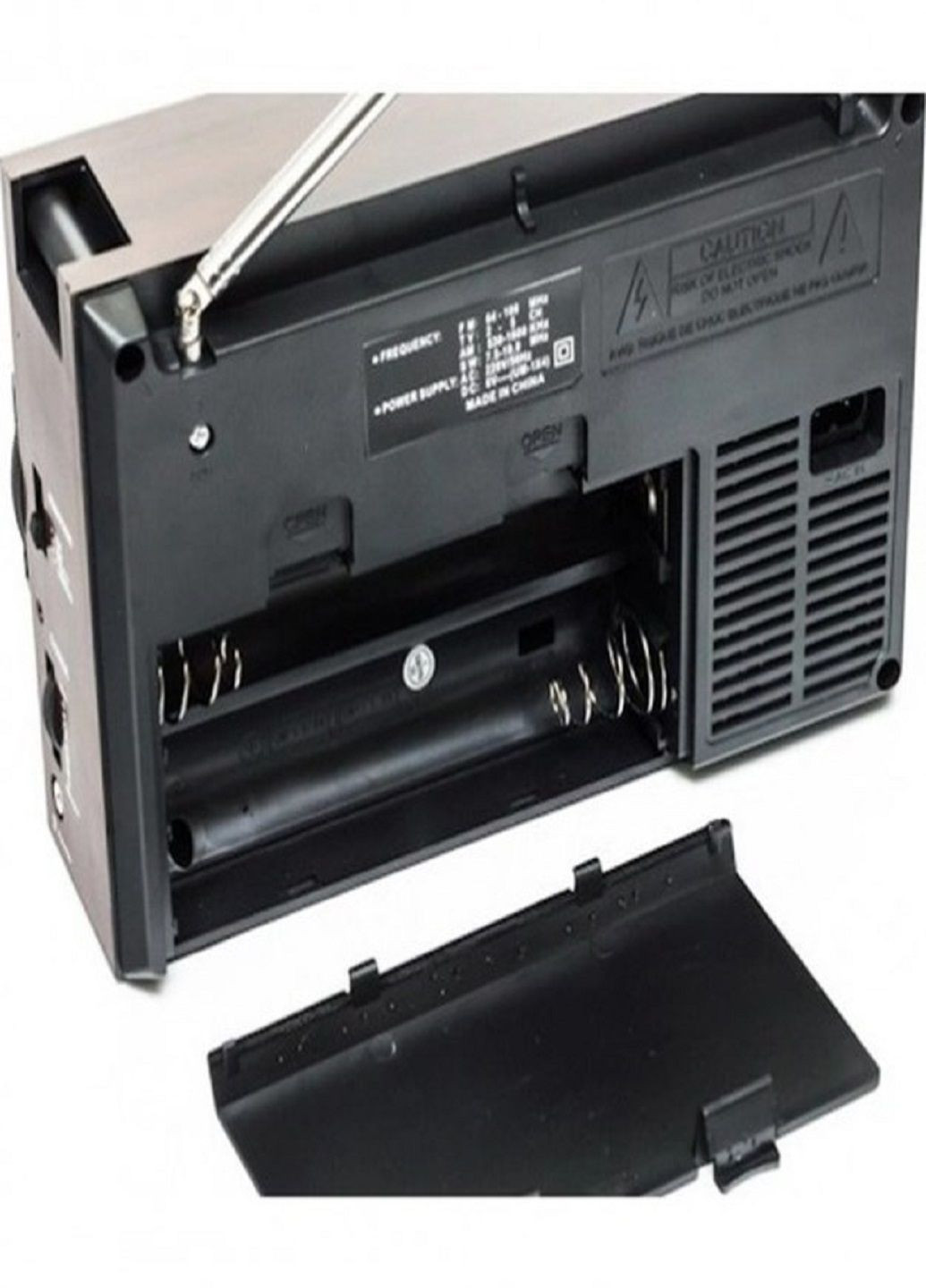 Портативний акумуляторний радіоприймач RX-9933 всіхвильові з телескопічною антеною c USB та SD Коричневий Golon (305412175)