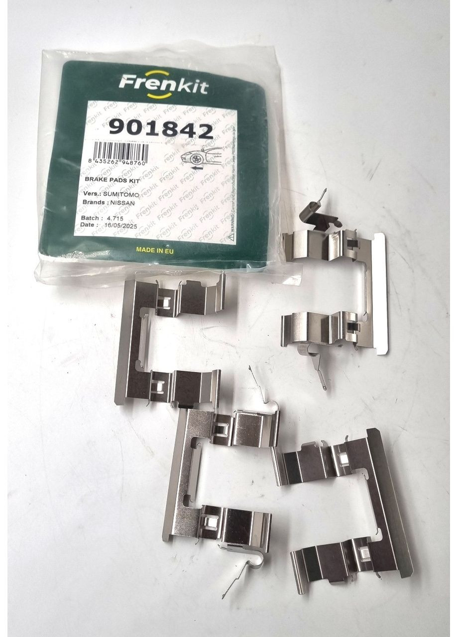 Пружинная защелка суппорта 901842, Nissan Tiida, Juke 2007- OEM 41080-AU025 Frenkit (360503566)