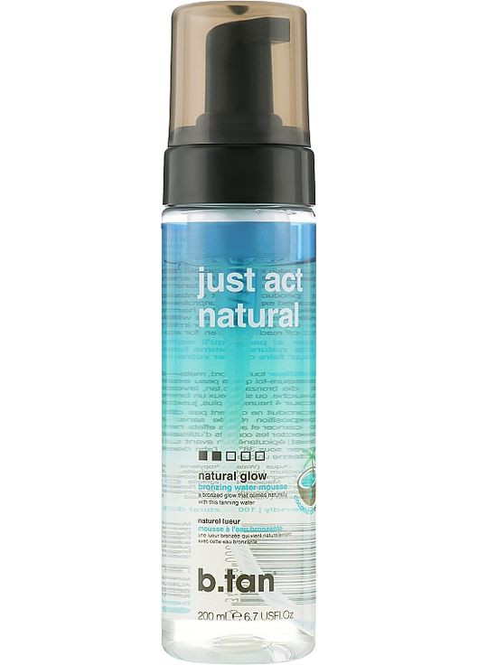 Мус для автозасмаги «Just Act Natural» Self Tan Mousse 200ml (1116584-31098351) b.tan (368628786)