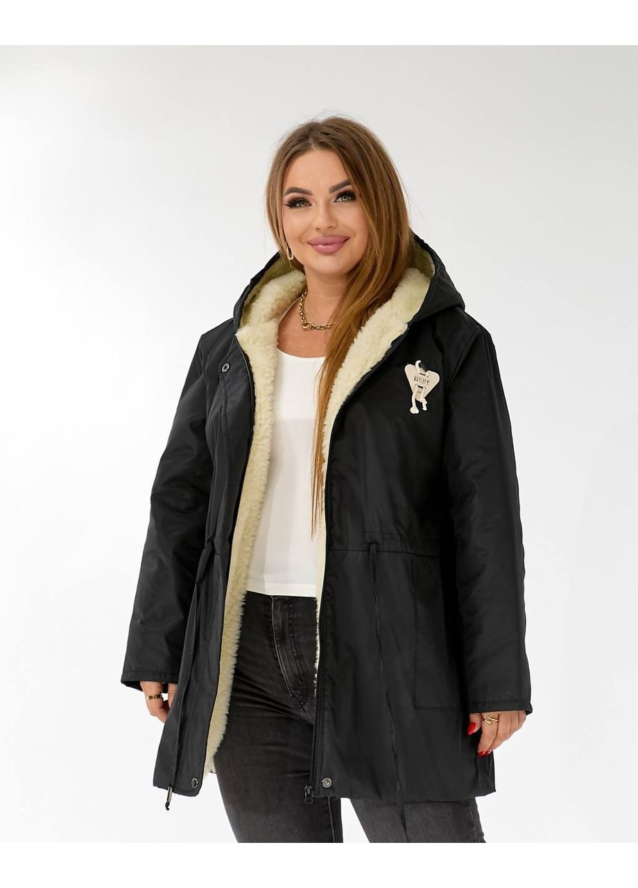 Куртка парка с мехом, плащевка Канада защищает от ветра Україна (364088332)