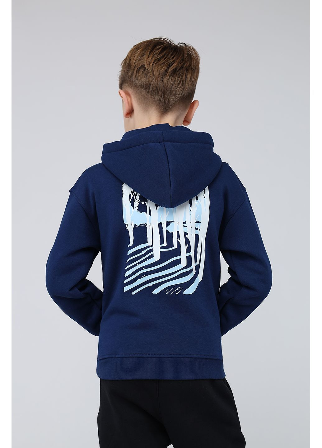 Худі для хлопчика колір темно-синій ЦБ-00284944 Yuki (371280763)