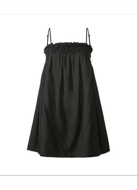 Чорна пляжна, повсякденний, домашній, кежуал, відвертий сукня . вільного крою. німеччина Esmara з квітковим принтом