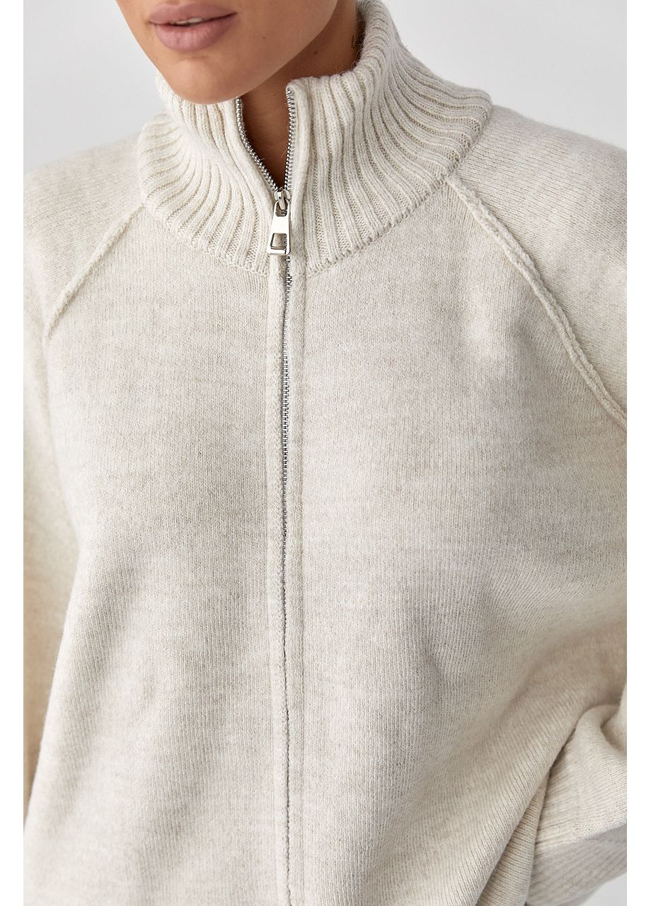 Бежевый демисезонный кардиган Lurex