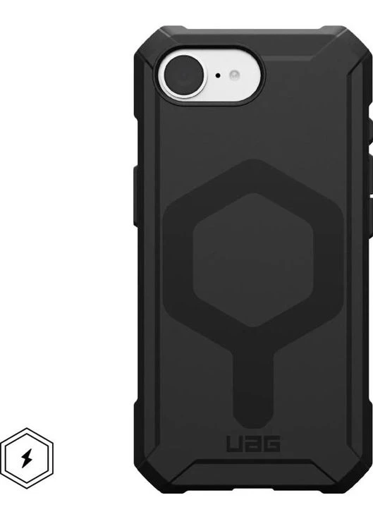 Чехол для мобильного телефона iPhone 16E (4th Gen, 2025) Essential Armor MagSafe Black (114496114040) UAG (390928487)