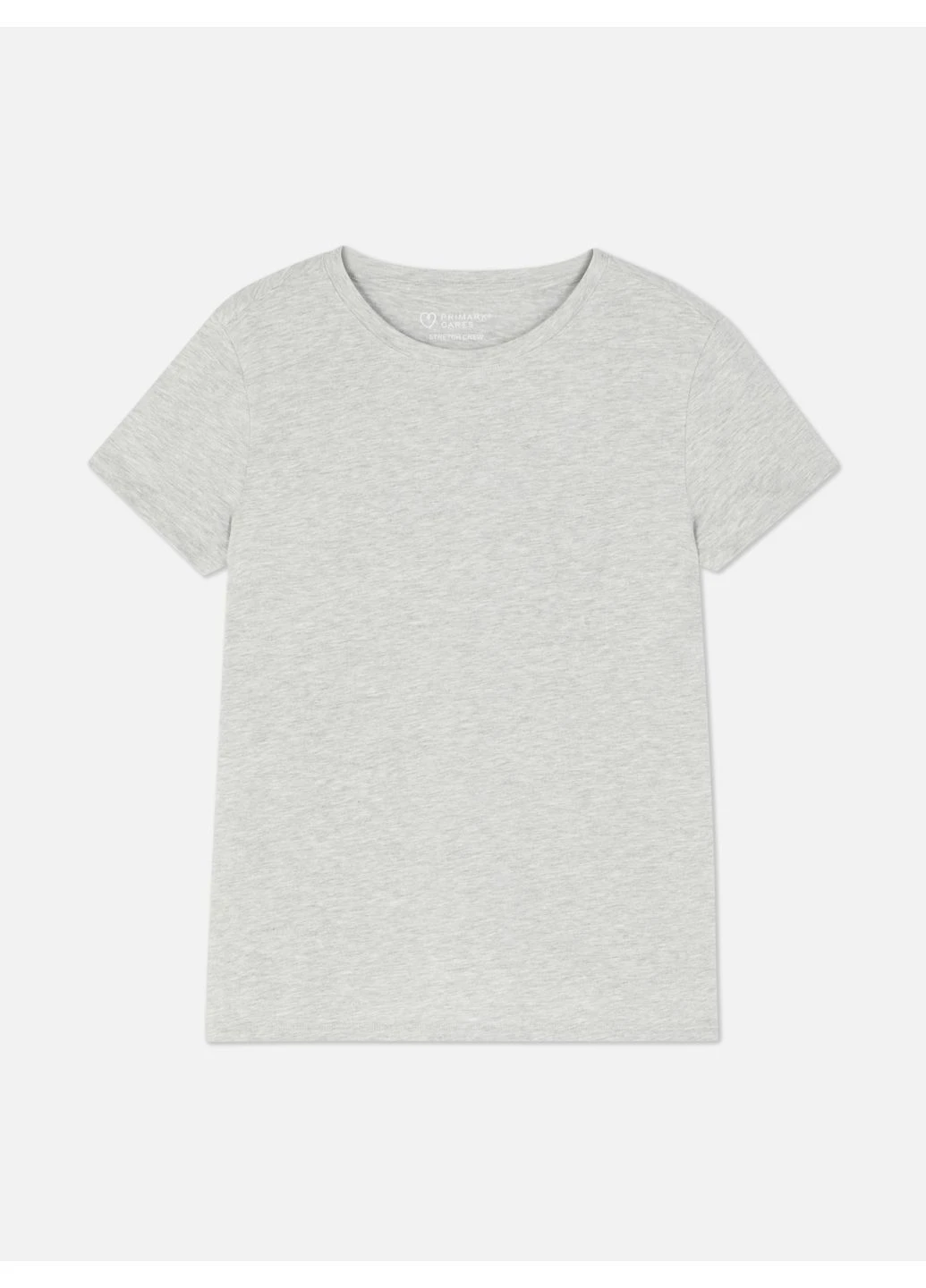 Футболка basic,серый меланж, Primark - (397627223)