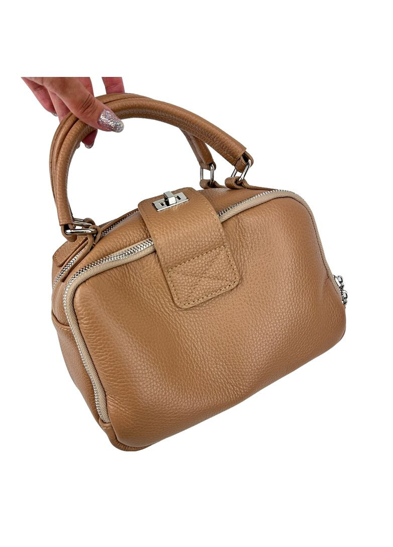 Женская сумка из натуральной кожи на два отдела с ручкой Italy RoyalBag F-IT-1045 (305741706)