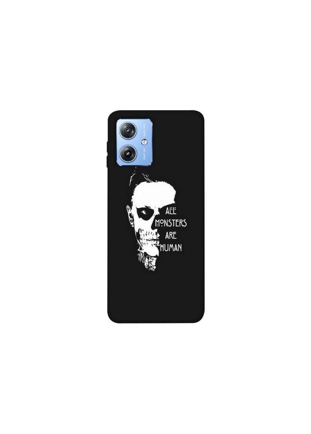 Чехол на Motorola Moto G84 All Monsters are Human Frontalka (363891877)