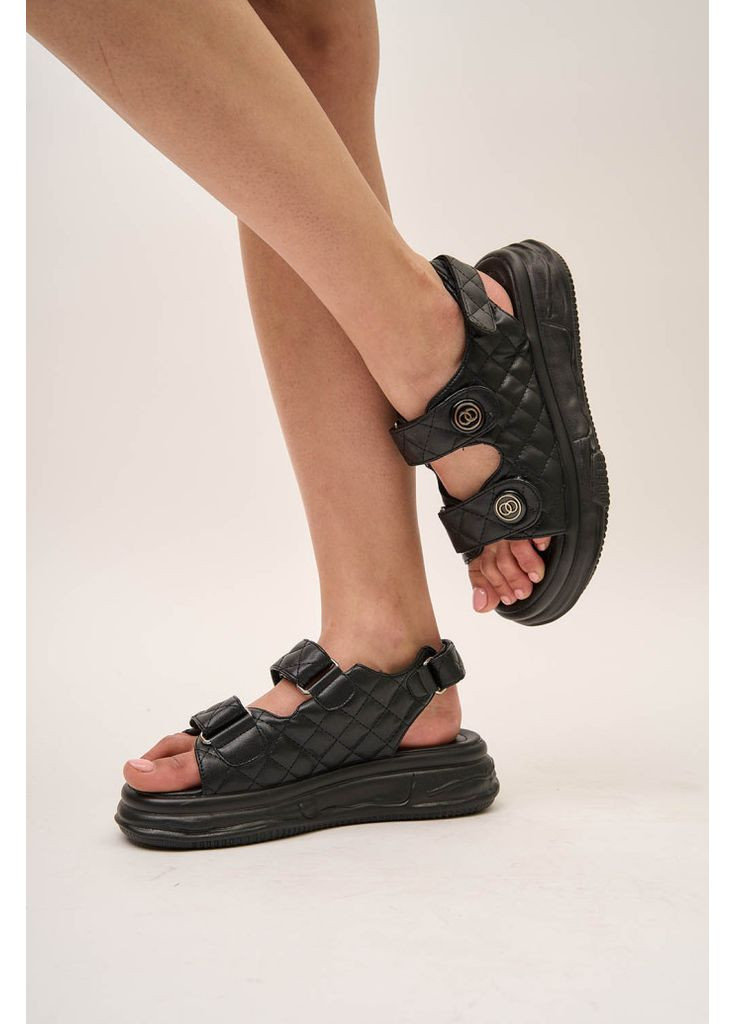 Черные босоножки 197568 ALLSY