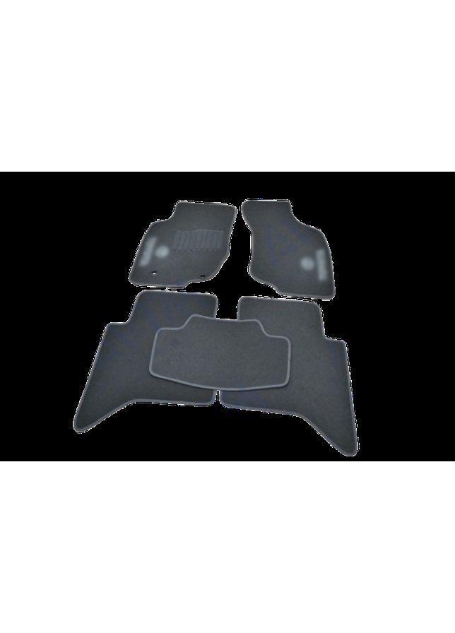 Ворсовые коврики в салон для Тойота //Toyota (2005-2015) /Серые 5шт Beltex Hilux (360617865)