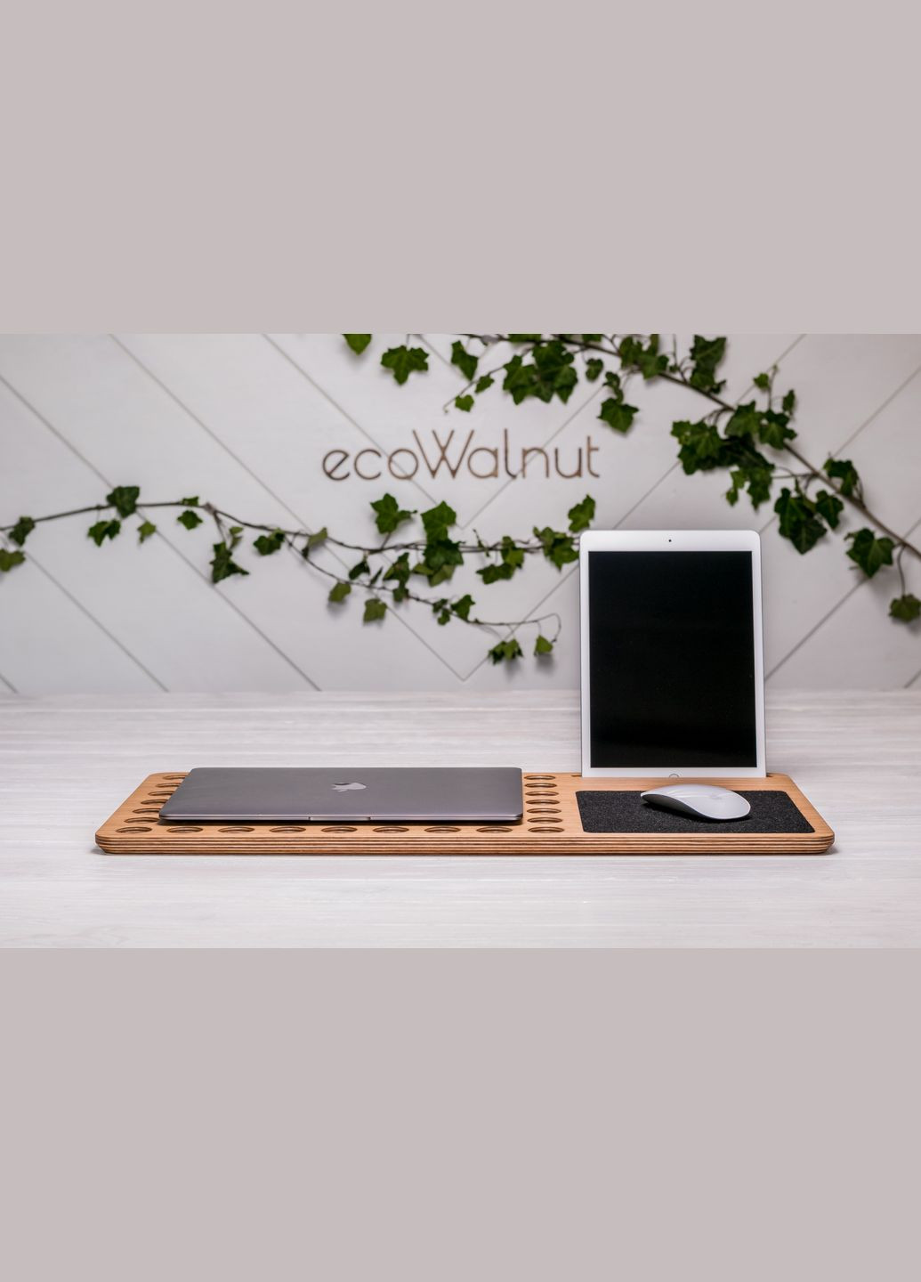 Підставка для ноутбука «AirDesk» L Столик під ноутбук з гравіюванням EcoWalnut (294052418)