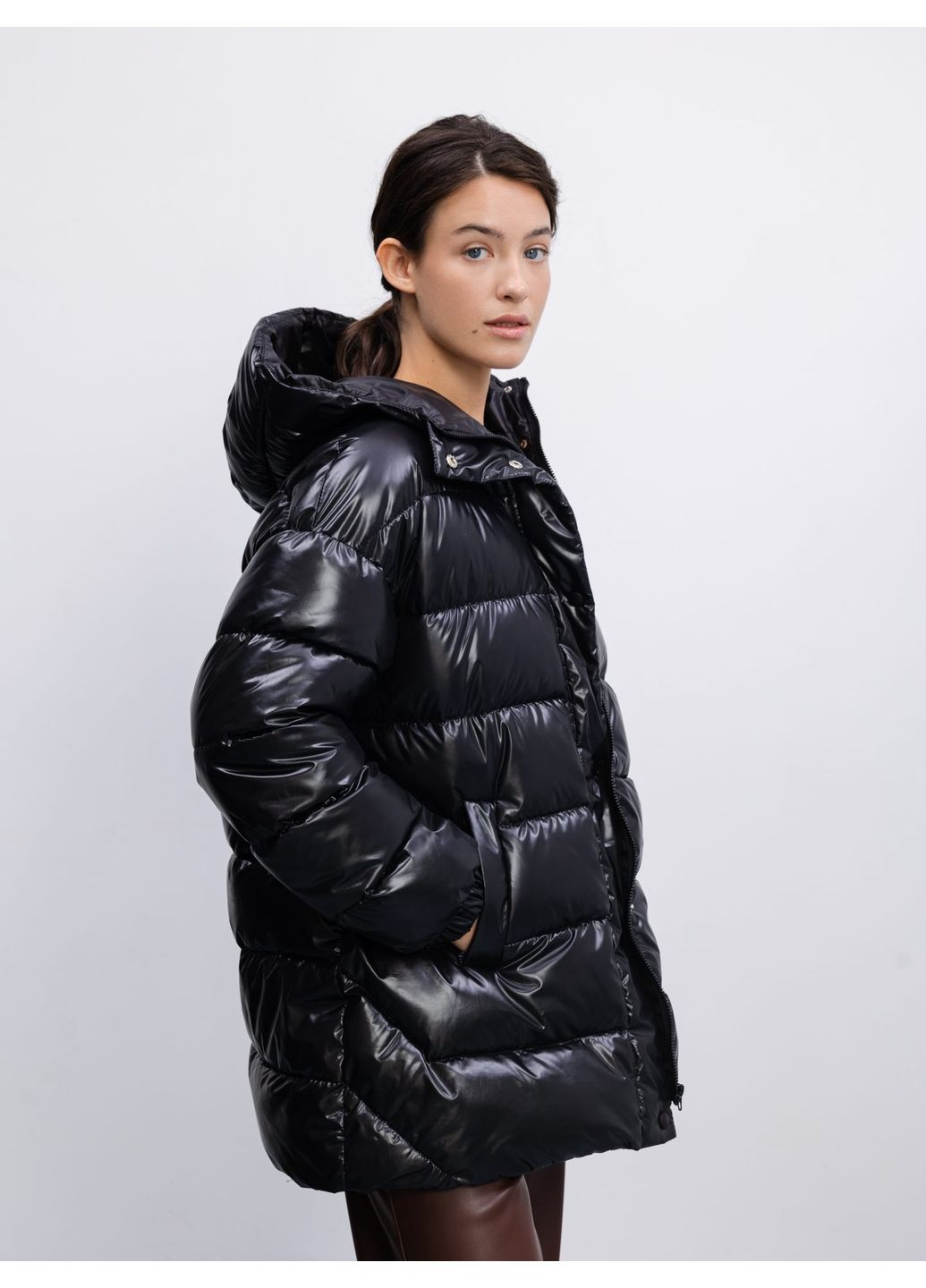 Комбінована демісезонна куртка 0800212411al чорний Alvo