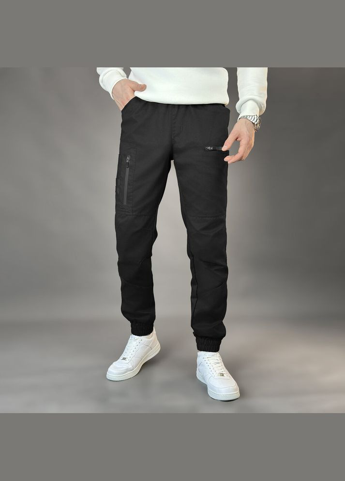 Штани-карго Papin Brodyaga Чорний Pobedov (301788901)