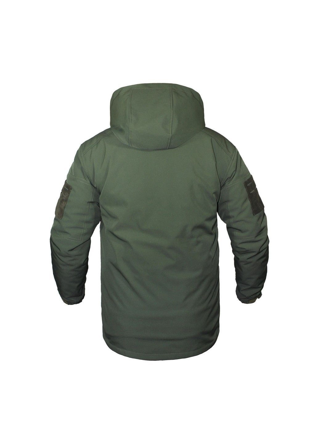 Оливкова зимня куртка зимова softshell max-heat olive Vik-Tailor