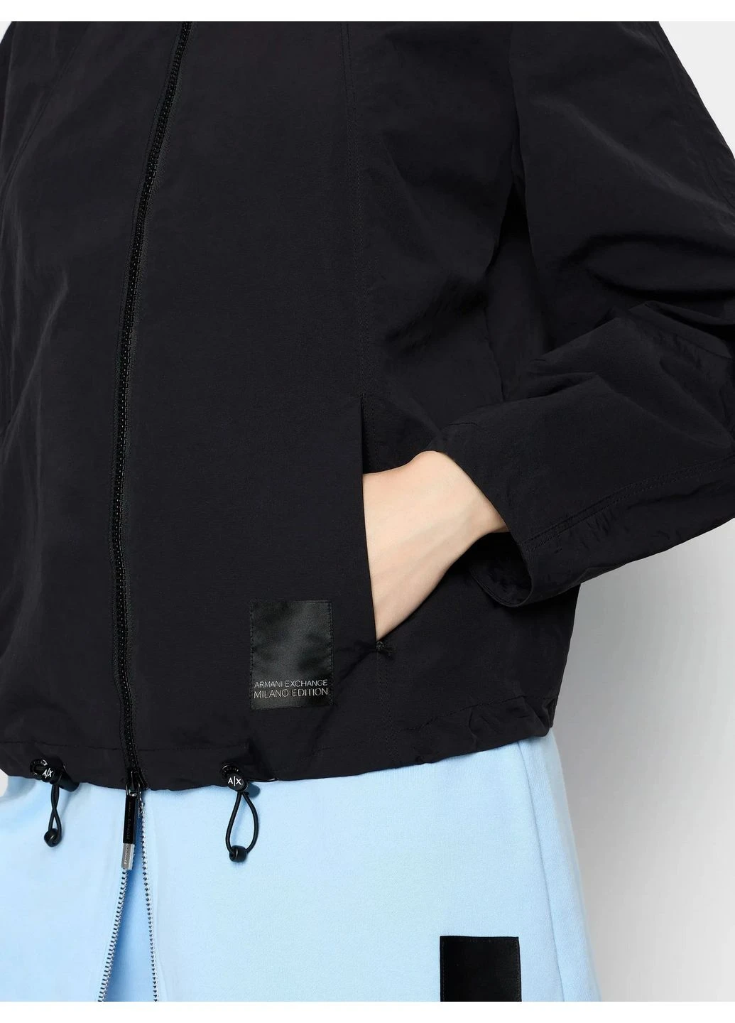 Чорна демісезонна демісезонна куртка 8532651 qz3466 Armani Exchange