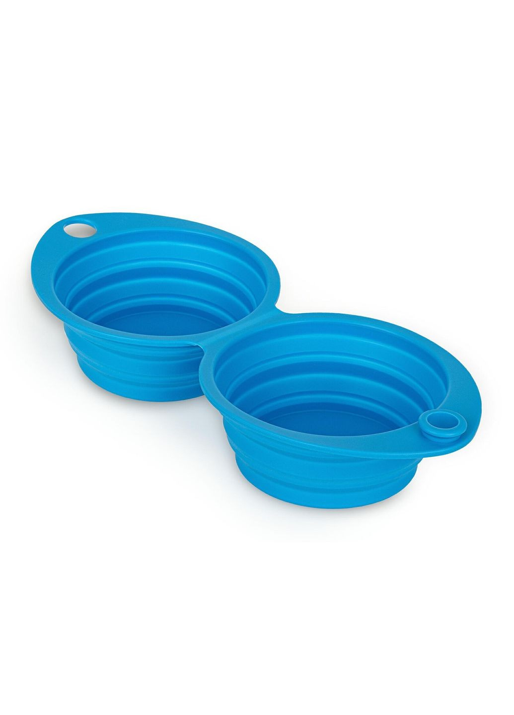 Силіконова подвійна миска, 2х350мл, голуба Ferplast (353688693)