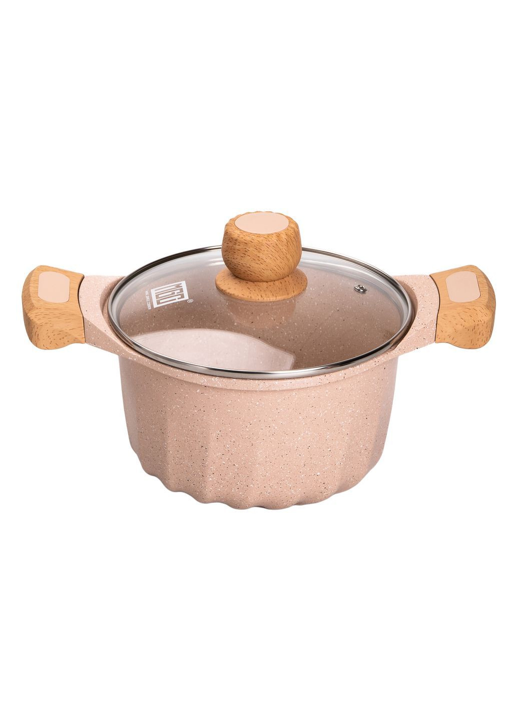 Набір посуду MGC 6 предметів з антипригарним покриттям 1,9/3/3,2/5,3 л, бежевий MGC HP-4-401CR No Brand (373399859)