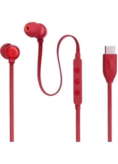 Навушники з мікрофоном T310C USB-C JBLT310CRED Red JBL (384043083)