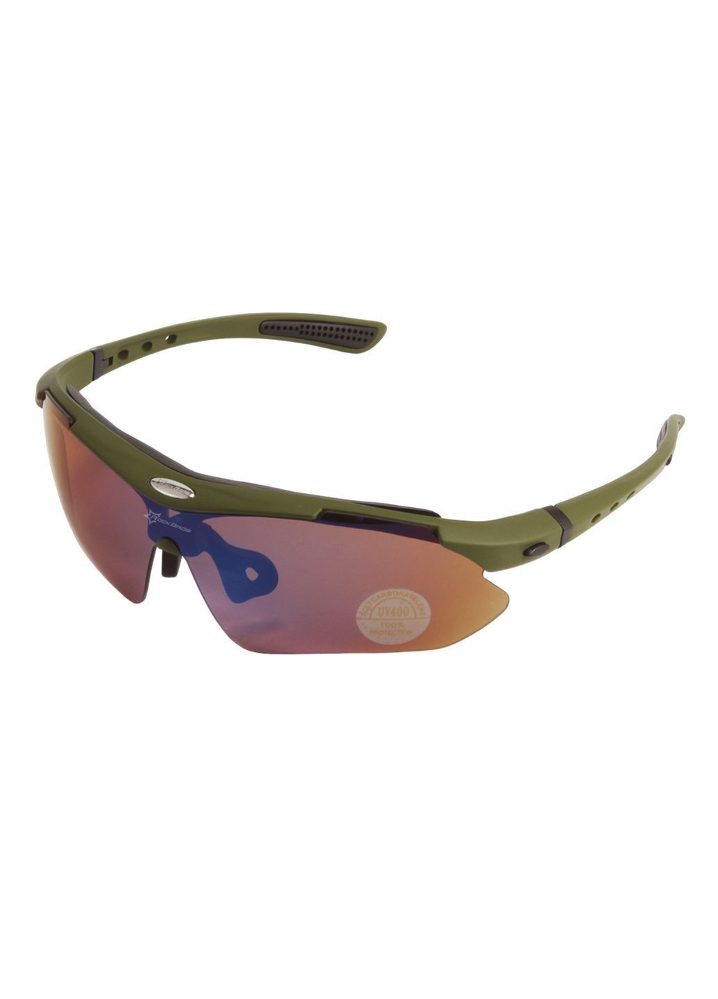 Захисні окуляри тактичні з поляризацією - -5 комплектів лінз-Олива Rockbros (280826740)