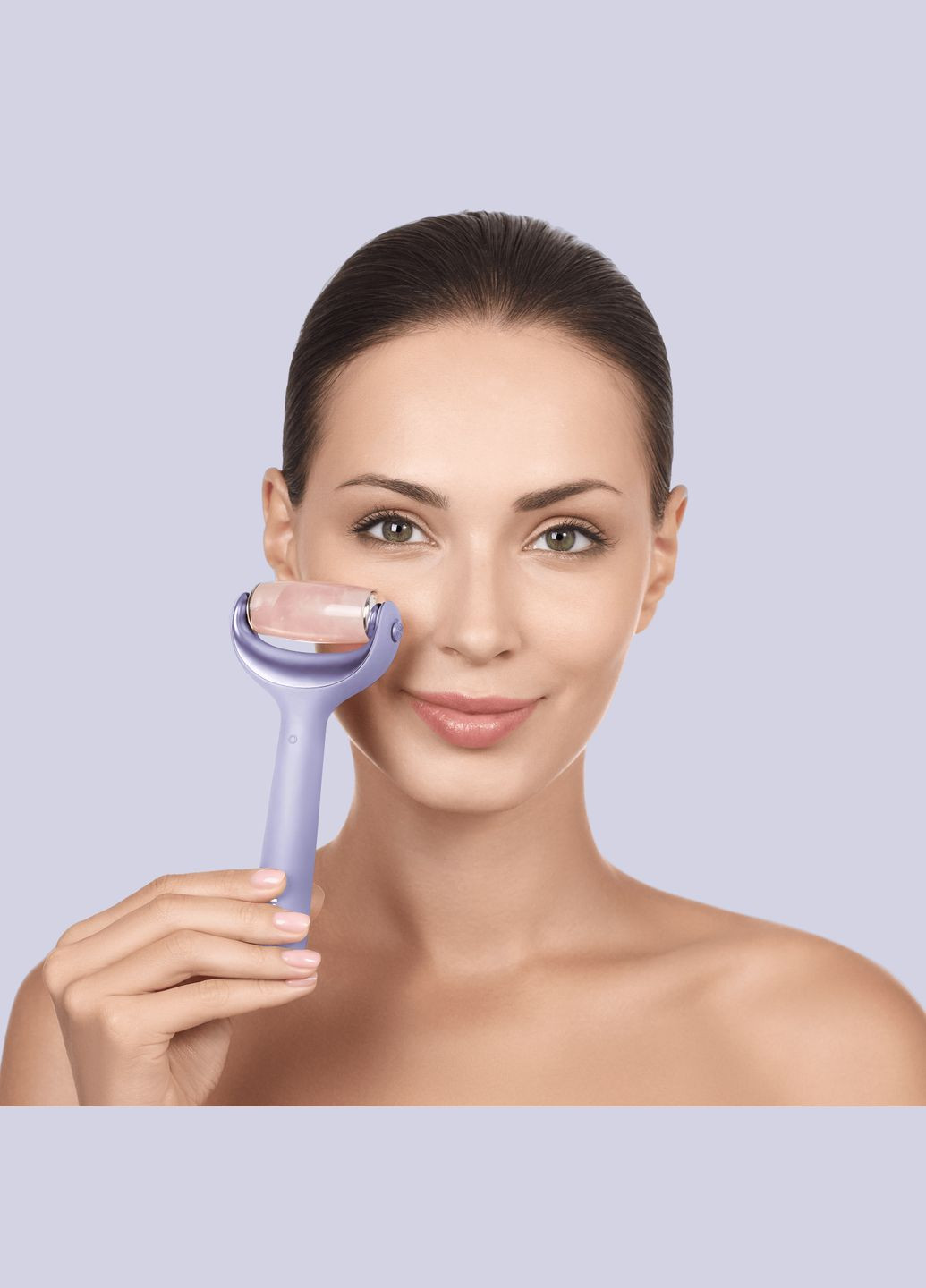 Роллер для игловой мезотерапии лица и тела MicroNeedle Face&Body Roller 9в1 purple GESKE (341526224)