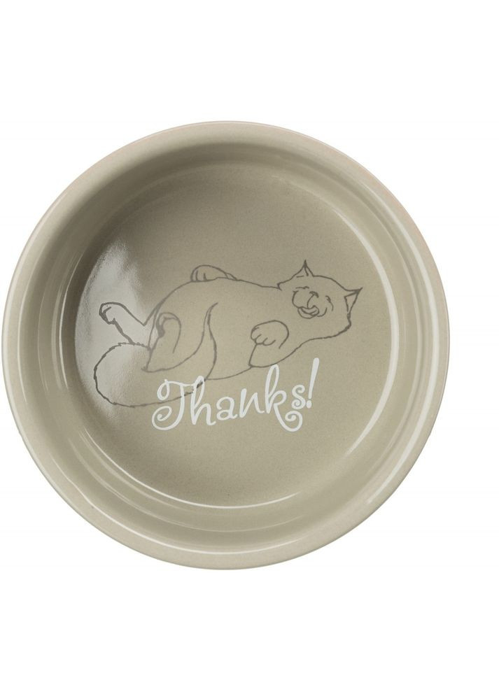 Миска для котів Thanks for Service керамічна 300 мл/11 см Trixie (355252782)