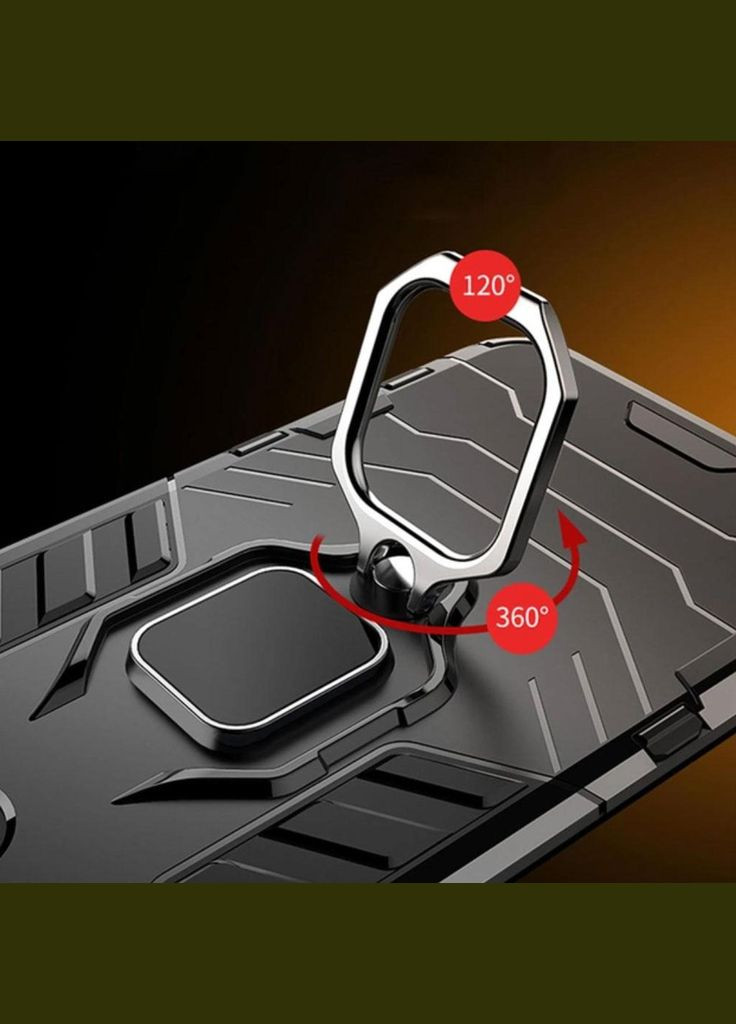 Чехол бампер Ring Armor для телефона Samsung Galaxy S23 FE (SM-S711) - Black Primolux (317268527)