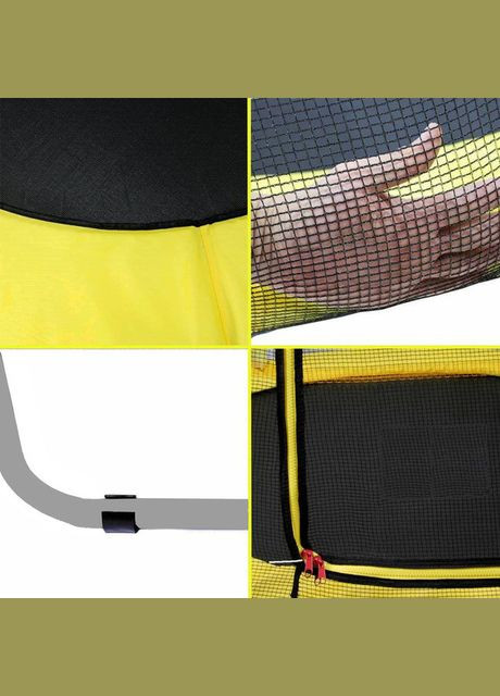 Батут манеж дитячий з сіткою 160 см синій KRB10 Atleto (353493690)