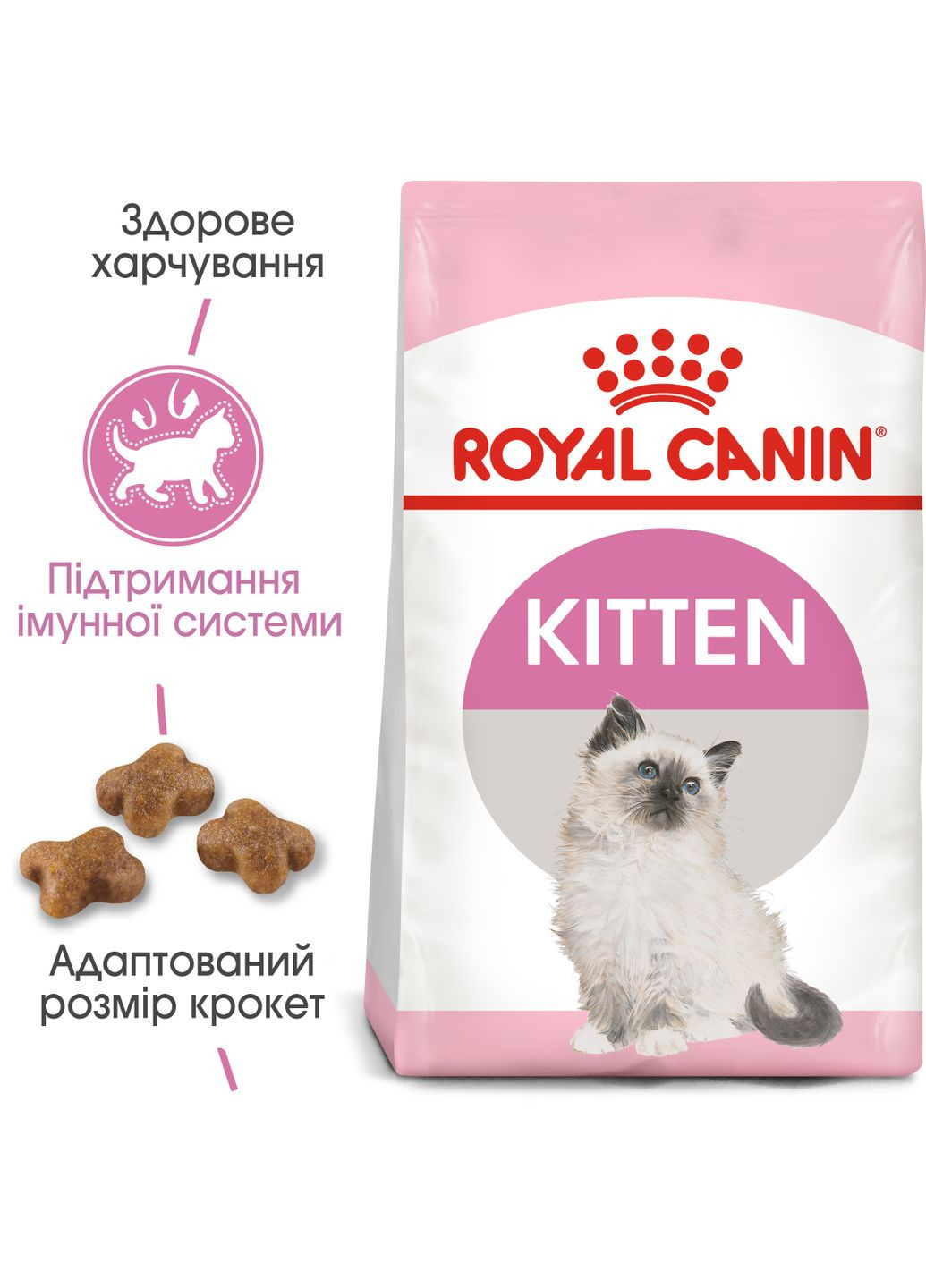Сухий корм для кошенят Kitten 2 кг (3182550702423) (2522020) Royal Canin (308752611)