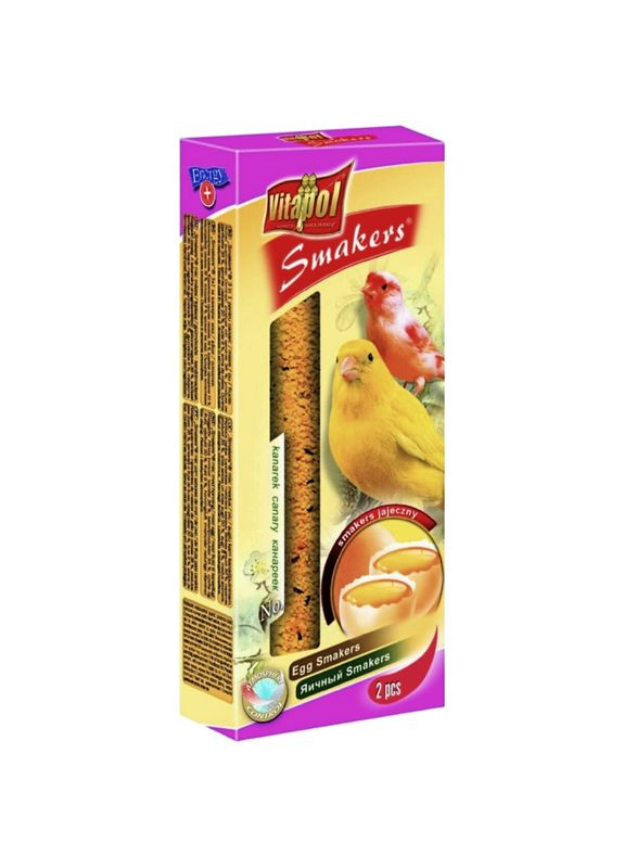 Smakers Snack Корм для канарок з яйцем 50 г Vitapol (276973613)