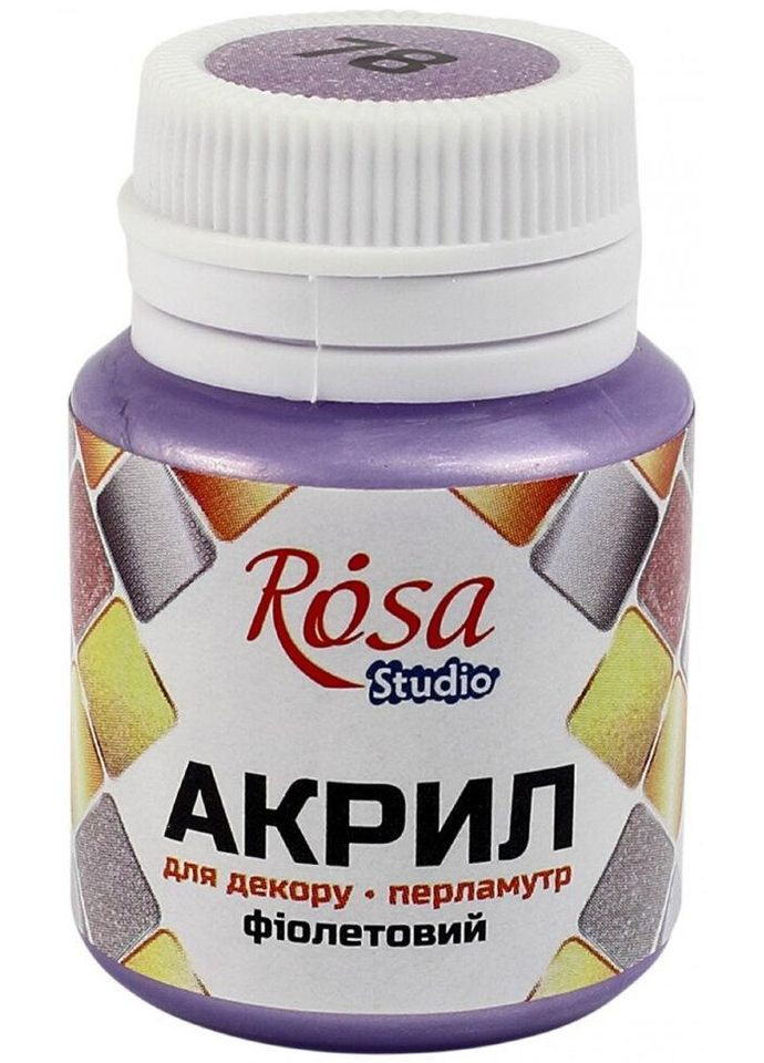 Акрил для декору Studio 20мл перламутр 22038/3193/78 Rosa (322576505)