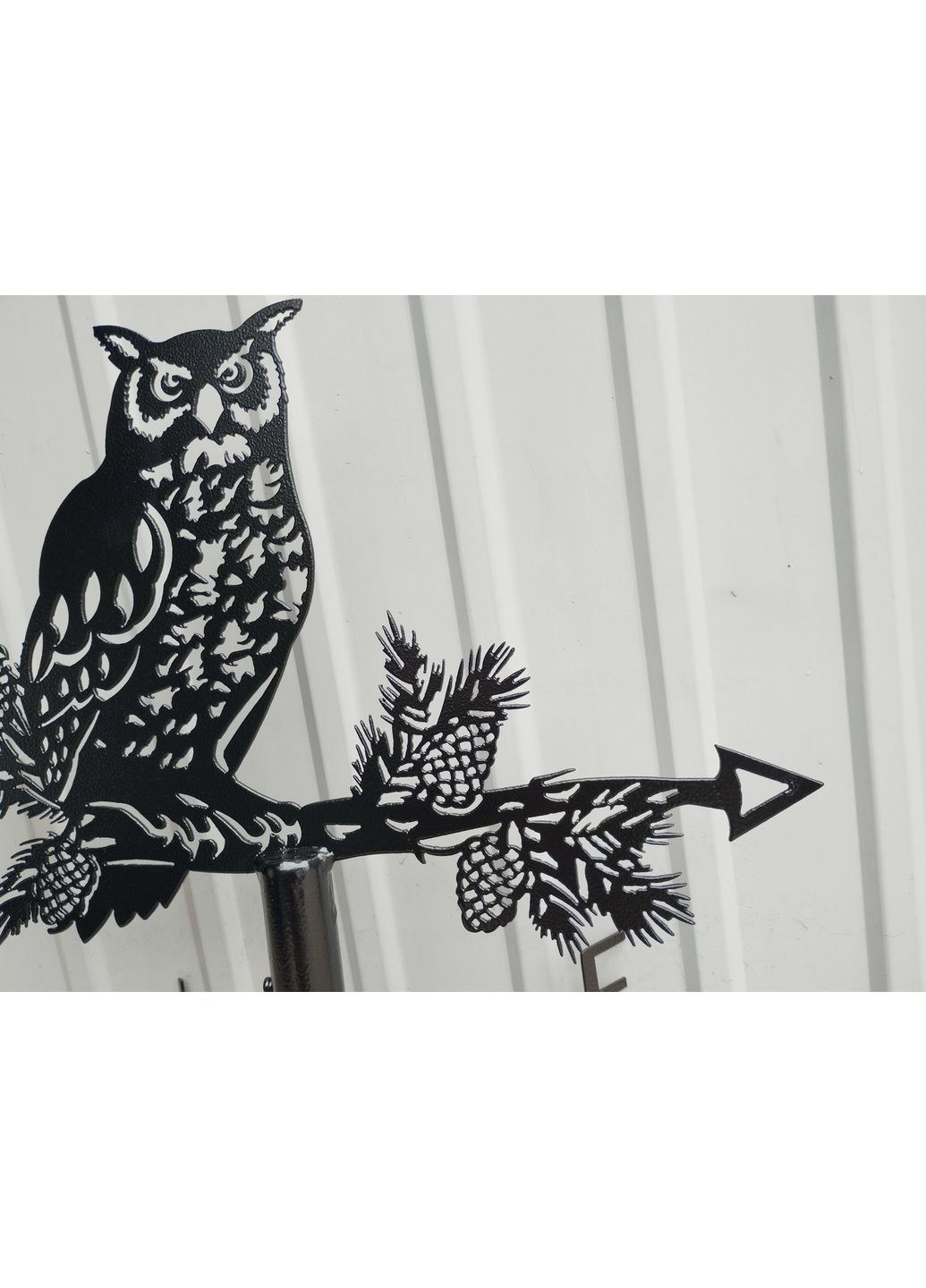 Флюгер на будинок Сова, Пугач, флюгер на дах з металу 3 мм. No Brand (368896748)