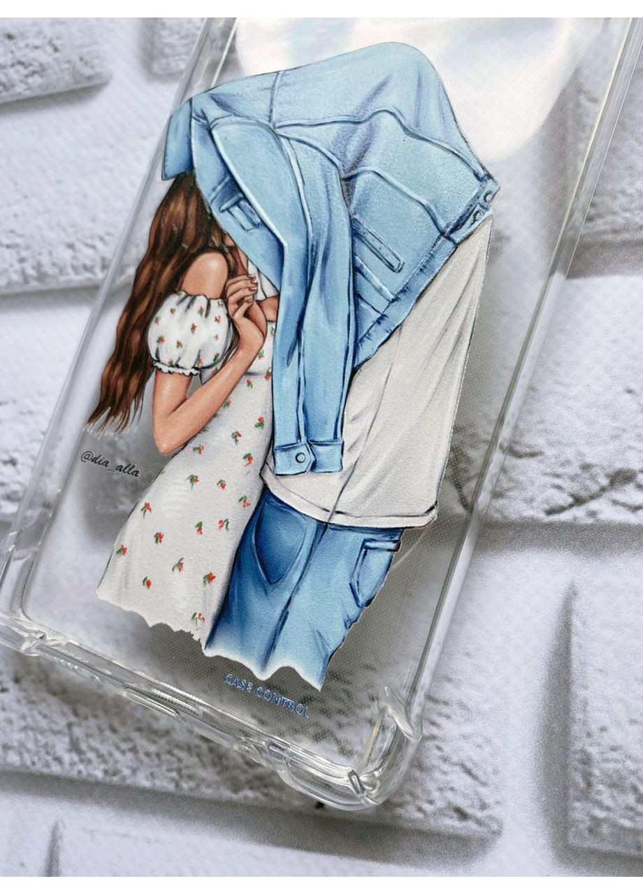 Чохол з потовщеними кутами на Samsung Galaxy A71 / A715 рельєфний дизайн Поцілунок принт 33 Creative (359487394)