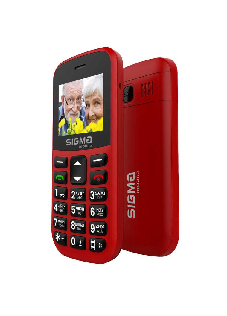 Мобільний телефон Comfort 50 Easy Red (4827798585221) Sigma mobile (336952239)