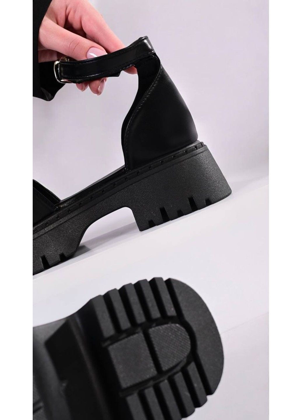 Черные босоножки женские черные Seven