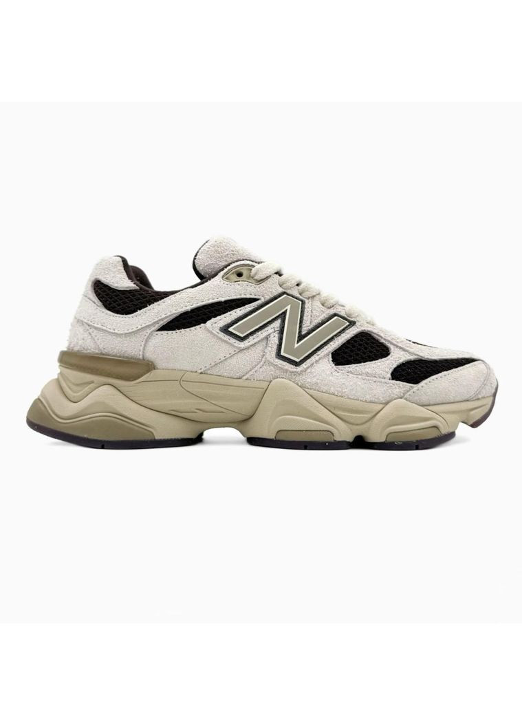 Бежевые демисезонные кроссовки мужские new balance 9060 beige brown нью беланс 9060 No Brand