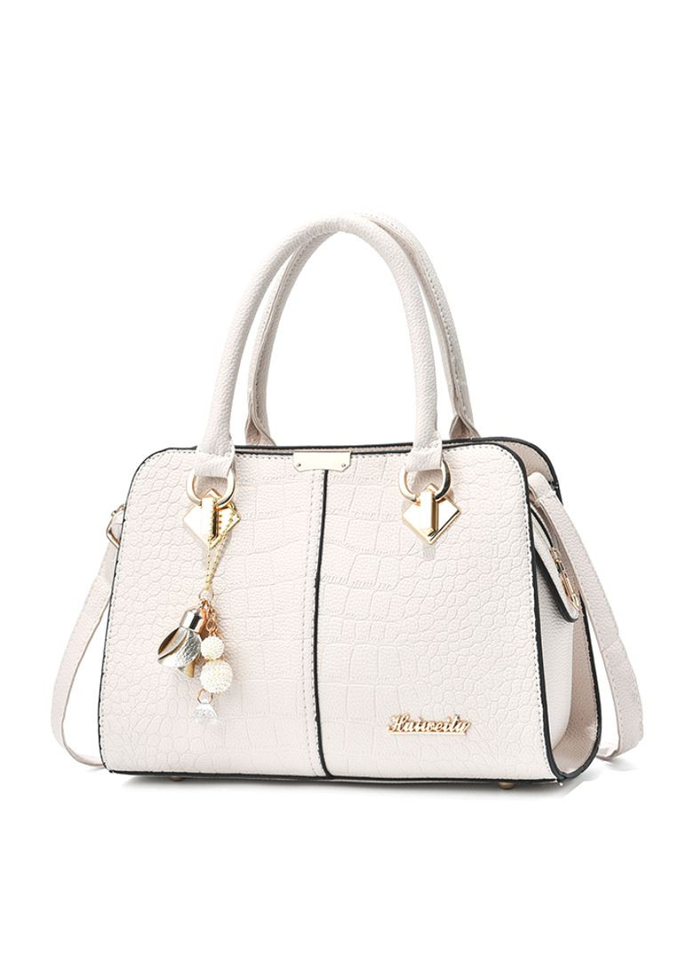 Жіноча сумочка на плече Кенгуру з екошкіри клітина світло-коричнева з блискавкою ProDobro (363136110)