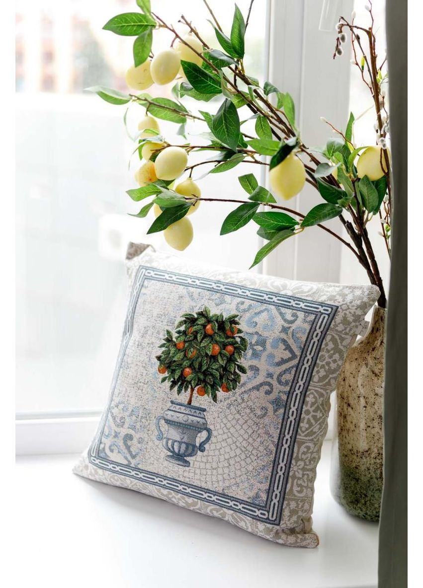 Гобеленовая декоративная подушка Афины стильная подушка для интерьера гобеленовая подушка ProDobro (369365462)