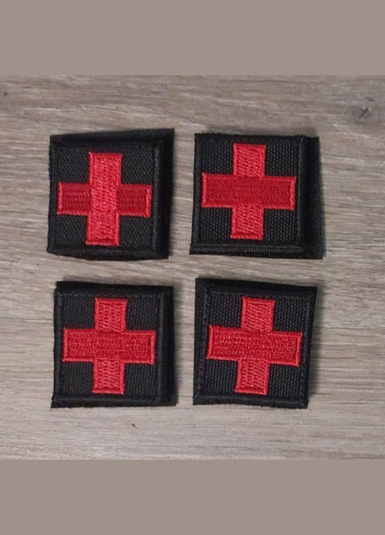 Шеврон Крестик на аптечку 3.5 см No Brand (336381995)