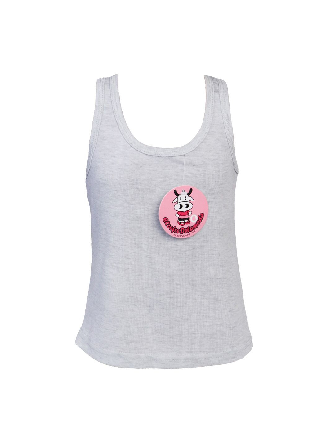 Майка для дівчинки однотонна 104 сірий C.F. Lidl (329721005)